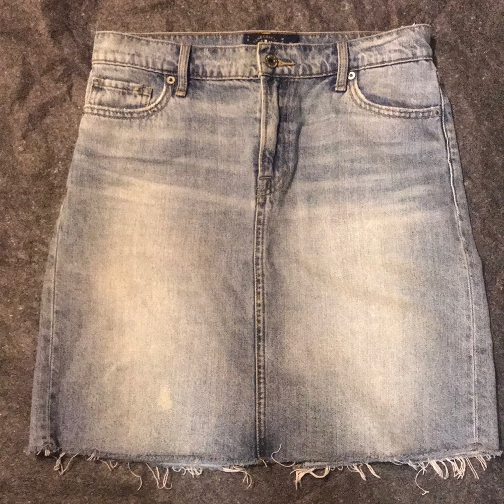Distressed Lucky Brand Jean Skirt